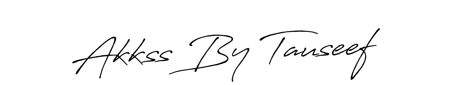 Similarly Antro_Vectra_Bolder is the best handwritten signature design. Signature creator online .You can use it as an online autograph creator for name Akkss By Tauseef. Akkss By Tauseef signature style 7 images and pictures png