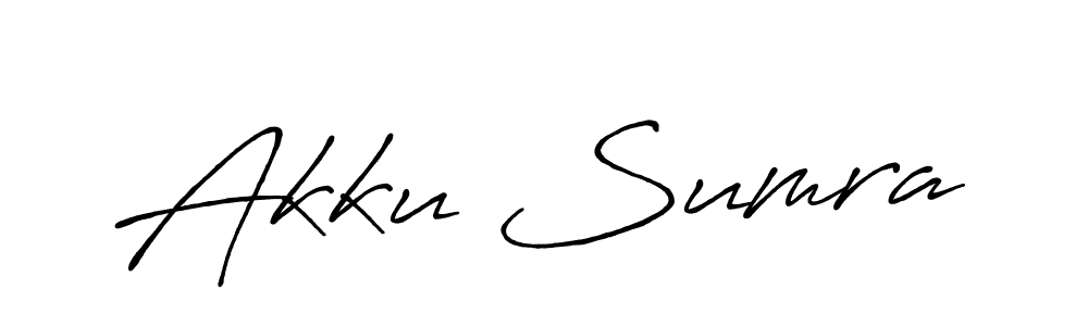 Similarly Antro_Vectra_Bolder is the best handwritten signature design. Signature creator online .You can use it as an online autograph creator for name Akku Sumra. Akku Sumra signature style 7 images and pictures png