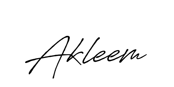 Akleem stylish signature style. Best Handwritten Sign (Antro_Vectra_Bolder) for my name. Handwritten Signature Collection Ideas for my name Akleem. Akleem signature style 7 images and pictures png