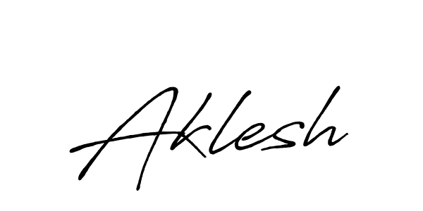 It looks lik you need a new signature style for name Aklesh. Design unique handwritten (Antro_Vectra_Bolder) signature with our free signature maker in just a few clicks. Aklesh signature style 7 images and pictures png