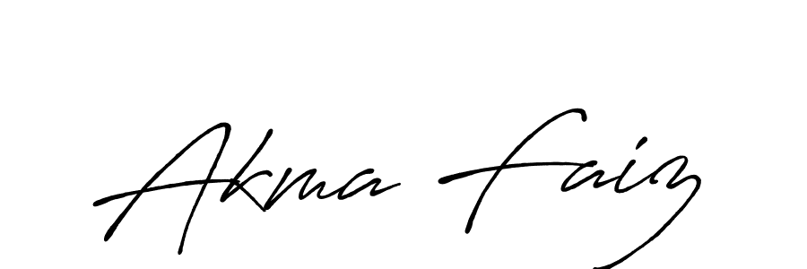 Make a short Akma Faiz signature style. Manage your documents anywhere anytime using Antro_Vectra_Bolder. Create and add eSignatures, submit forms, share and send files easily. Akma Faiz signature style 7 images and pictures png
