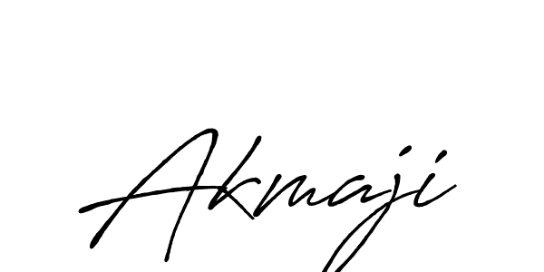 How to make Akmaji signature? Antro_Vectra_Bolder is a professional autograph style. Create handwritten signature for Akmaji name. Akmaji signature style 7 images and pictures png