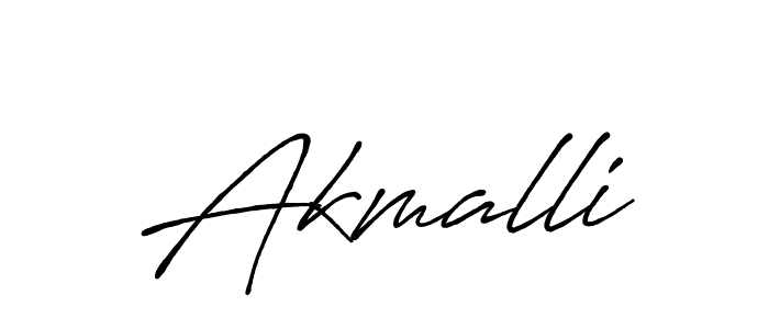 Similarly Antro_Vectra_Bolder is the best handwritten signature design. Signature creator online .You can use it as an online autograph creator for name Akmalli. Akmalli signature style 7 images and pictures png