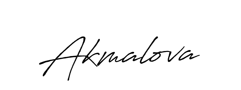 Make a beautiful signature design for name Akmalova. Use this online signature maker to create a handwritten signature for free. Akmalova signature style 7 images and pictures png