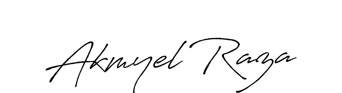The best way (Antro_Vectra_Bolder) to make a short signature is to pick only two or three words in your name. The name Akmyel Raza include a total of six letters. For converting this name. Akmyel Raza signature style 7 images and pictures png