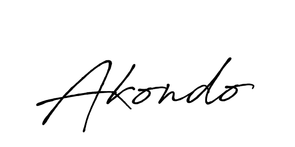 Once you've used our free online signature maker to create your best signature Antro_Vectra_Bolder style, it's time to enjoy all of the benefits that Akondo name signing documents. Akondo signature style 7 images and pictures png