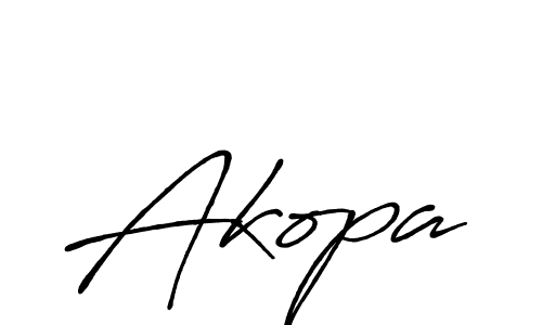 It looks lik you need a new signature style for name Akopa. Design unique handwritten (Antro_Vectra_Bolder) signature with our free signature maker in just a few clicks. Akopa signature style 7 images and pictures png