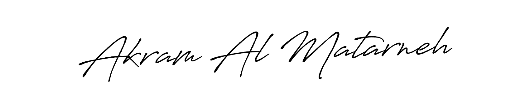 It looks lik you need a new signature style for name Akram Al Matarneh. Design unique handwritten (Antro_Vectra_Bolder) signature with our free signature maker in just a few clicks. Akram Al Matarneh signature style 7 images and pictures png