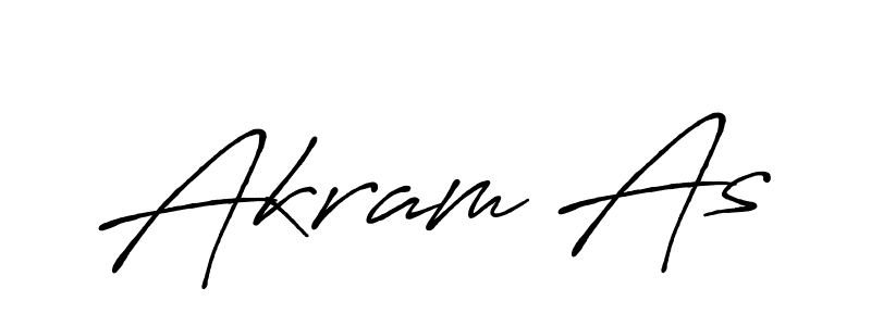 The best way (Antro_Vectra_Bolder) to make a short signature is to pick only two or three words in your name. The name Akram As include a total of six letters. For converting this name. Akram As signature style 7 images and pictures png