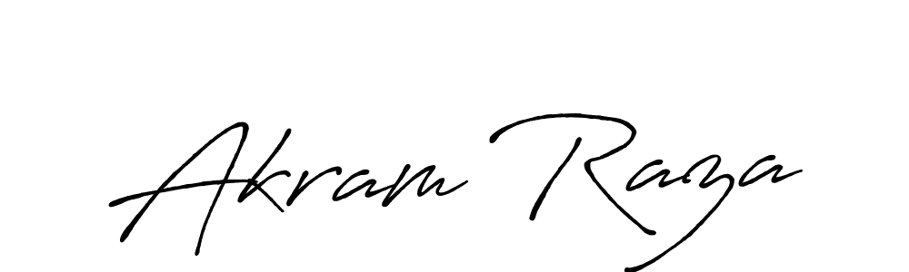 Create a beautiful signature design for name Akram Raza. With this signature (Antro_Vectra_Bolder) fonts, you can make a handwritten signature for free. Akram Raza signature style 7 images and pictures png