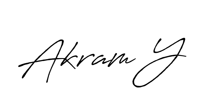 Once you've used our free online signature maker to create your best signature Antro_Vectra_Bolder style, it's time to enjoy all of the benefits that Akram Y name signing documents. Akram Y signature style 7 images and pictures png