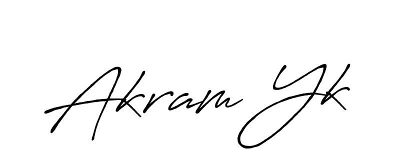 Make a beautiful signature design for name Akram Yk. Use this online signature maker to create a handwritten signature for free. Akram Yk signature style 7 images and pictures png