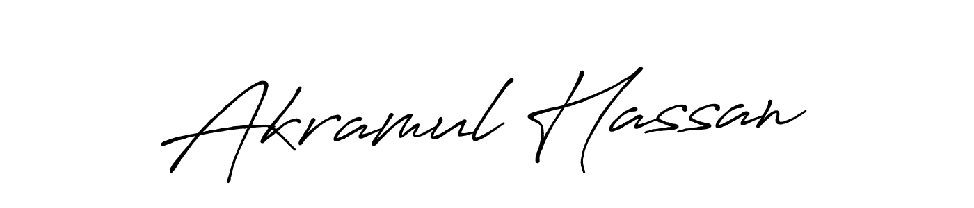 It looks lik you need a new signature style for name Akramul Hassan. Design unique handwritten (Antro_Vectra_Bolder) signature with our free signature maker in just a few clicks. Akramul Hassan signature style 7 images and pictures png
