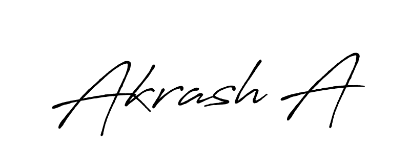 if you are searching for the best signature style for your name Akrash A. so please give up your signature search. here we have designed multiple signature styles  using Antro_Vectra_Bolder. Akrash A signature style 7 images and pictures png