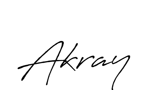 How to Draw Akray signature style? Antro_Vectra_Bolder is a latest design signature styles for name Akray. Akray signature style 7 images and pictures png