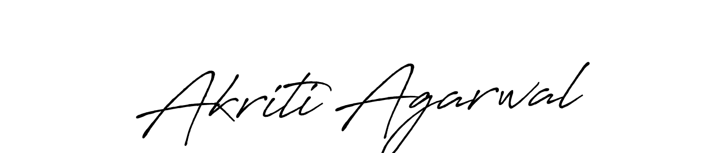 It looks lik you need a new signature style for name Akriti Agarwal. Design unique handwritten (Antro_Vectra_Bolder) signature with our free signature maker in just a few clicks. Akriti Agarwal signature style 7 images and pictures png