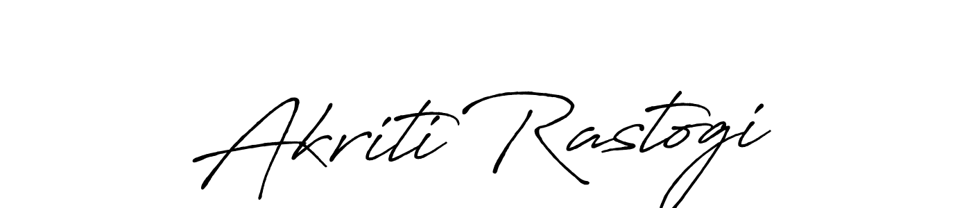 Similarly Antro_Vectra_Bolder is the best handwritten signature design. Signature creator online .You can use it as an online autograph creator for name Akriti Rastogi. Akriti Rastogi signature style 7 images and pictures png