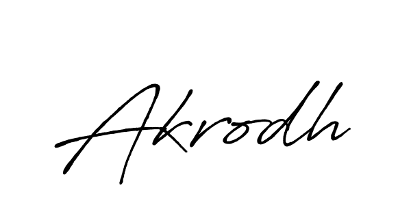 Also we have Akrodh name is the best signature style. Create professional handwritten signature collection using Antro_Vectra_Bolder autograph style. Akrodh signature style 7 images and pictures png