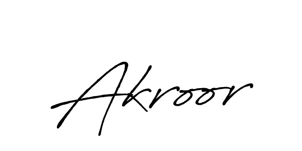 Similarly Antro_Vectra_Bolder is the best handwritten signature design. Signature creator online .You can use it as an online autograph creator for name Akroor. Akroor signature style 7 images and pictures png