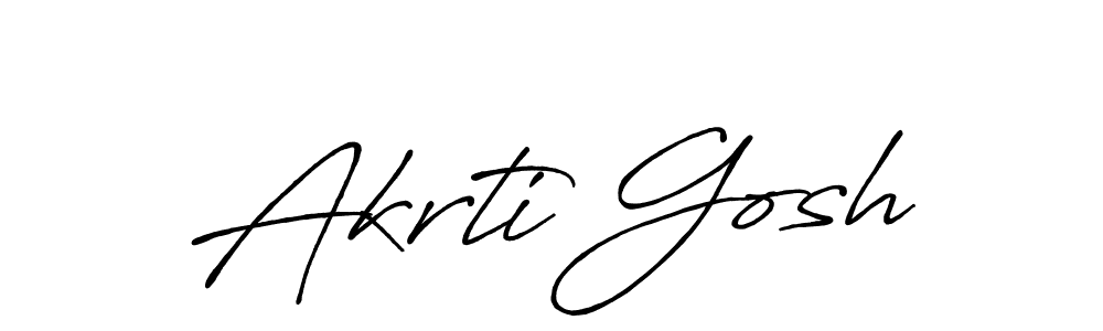 Design your own signature with our free online signature maker. With this signature software, you can create a handwritten (Antro_Vectra_Bolder) signature for name Akrti Gosh. Akrti Gosh signature style 7 images and pictures png