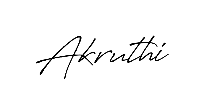 The best way (Antro_Vectra_Bolder) to make a short signature is to pick only two or three words in your name. The name Akruthi include a total of six letters. For converting this name. Akruthi signature style 7 images and pictures png