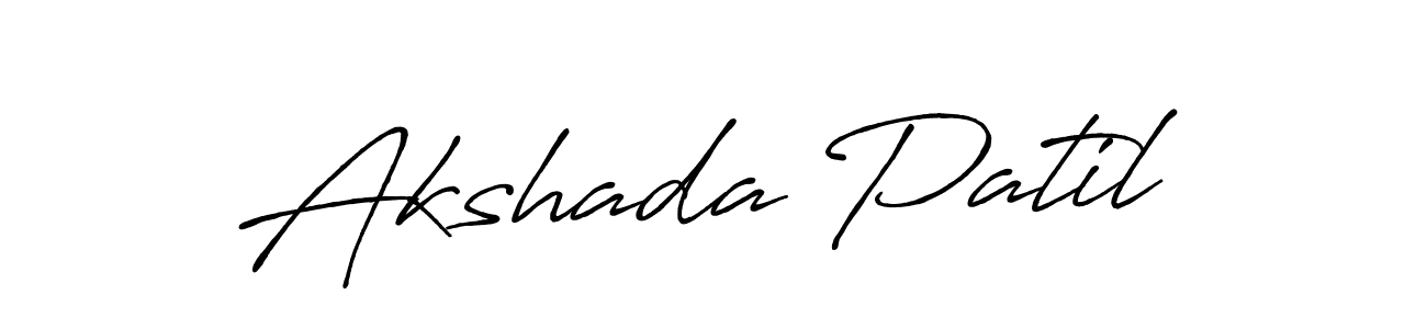 How to make Akshada Patil signature? Antro_Vectra_Bolder is a professional autograph style. Create handwritten signature for Akshada Patil name. Akshada Patil signature style 7 images and pictures png