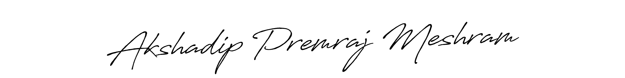 It looks lik you need a new signature style for name Akshadip Premraj Meshram. Design unique handwritten (Antro_Vectra_Bolder) signature with our free signature maker in just a few clicks. Akshadip Premraj Meshram signature style 7 images and pictures png