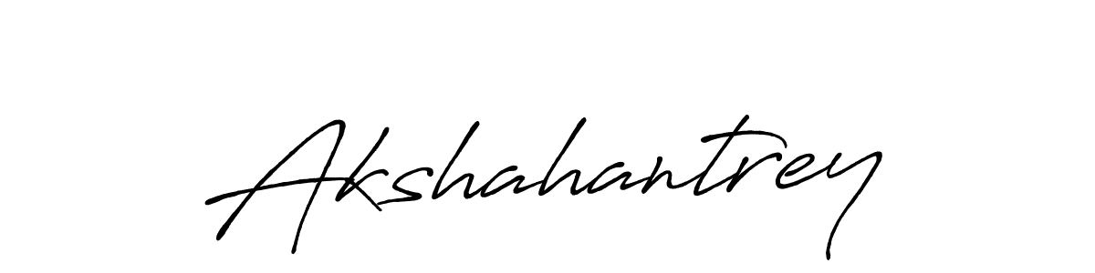 Design your own signature with our free online signature maker. With this signature software, you can create a handwritten (Antro_Vectra_Bolder) signature for name Akshahantrey. Akshahantrey signature style 7 images and pictures png