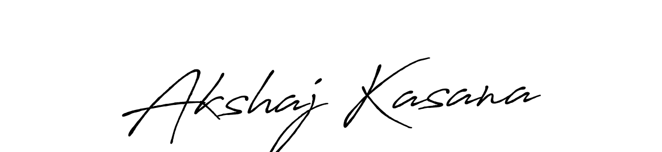 Also we have Akshaj Kasana name is the best signature style. Create professional handwritten signature collection using Antro_Vectra_Bolder autograph style. Akshaj Kasana signature style 7 images and pictures png