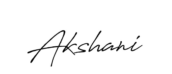 How to make Akshani name signature. Use Antro_Vectra_Bolder style for creating short signs online. This is the latest handwritten sign. Akshani signature style 7 images and pictures png