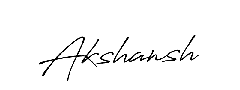 Antro_Vectra_Bolder is a professional signature style that is perfect for those who want to add a touch of class to their signature. It is also a great choice for those who want to make their signature more unique. Get Akshansh name to fancy signature for free. Akshansh signature style 7 images and pictures png
