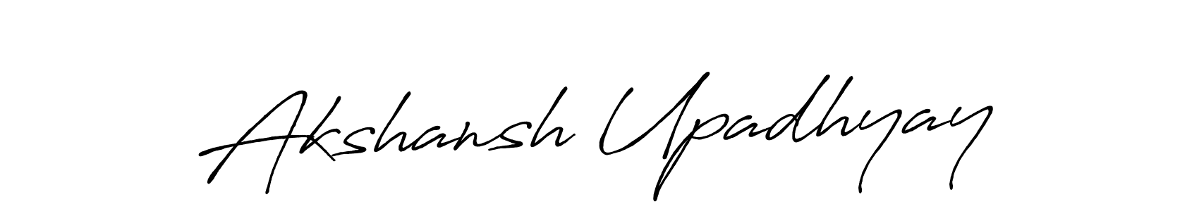 if you are searching for the best signature style for your name Akshansh Upadhyay. so please give up your signature search. here we have designed multiple signature styles  using Antro_Vectra_Bolder. Akshansh Upadhyay signature style 7 images and pictures png