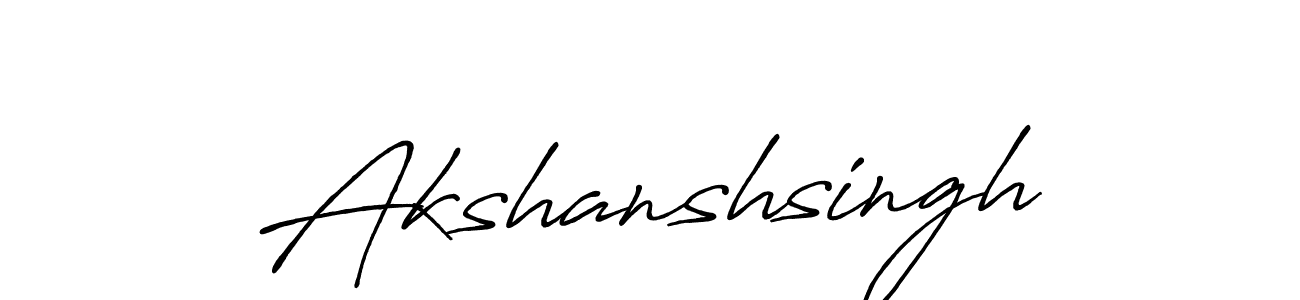 Antro_Vectra_Bolder is a professional signature style that is perfect for those who want to add a touch of class to their signature. It is also a great choice for those who want to make their signature more unique. Get Akshanshsingh name to fancy signature for free. Akshanshsingh signature style 7 images and pictures png