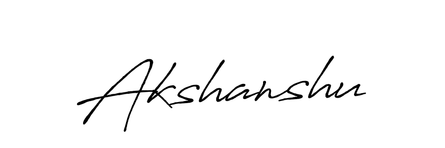 How to make Akshanshu signature? Antro_Vectra_Bolder is a professional autograph style. Create handwritten signature for Akshanshu name. Akshanshu signature style 7 images and pictures png