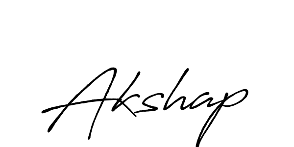 Once you've used our free online signature maker to create your best signature Antro_Vectra_Bolder style, it's time to enjoy all of the benefits that Akshap name signing documents. Akshap signature style 7 images and pictures png