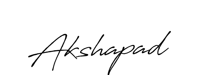 You can use this online signature creator to create a handwritten signature for the name Akshapad. This is the best online autograph maker. Akshapad signature style 7 images and pictures png