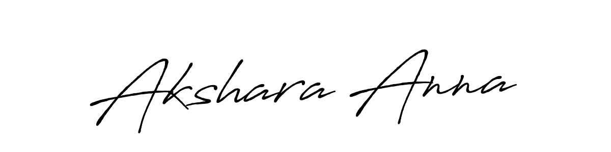You can use this online signature creator to create a handwritten signature for the name Akshara Anna. This is the best online autograph maker. Akshara Anna signature style 7 images and pictures png