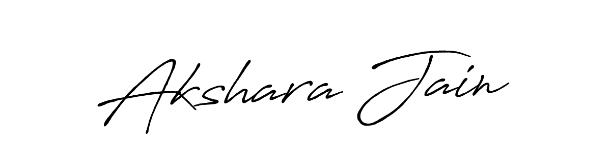 Make a short Akshara Jain signature style. Manage your documents anywhere anytime using Antro_Vectra_Bolder. Create and add eSignatures, submit forms, share and send files easily. Akshara Jain signature style 7 images and pictures png