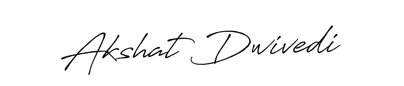 Make a beautiful signature design for name Akshat Dwivedi. With this signature (Antro_Vectra_Bolder) style, you can create a handwritten signature for free. Akshat Dwivedi signature style 7 images and pictures png