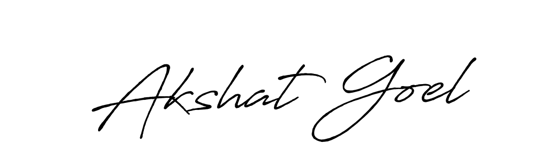 Use a signature maker to create a handwritten signature online. With this signature software, you can design (Antro_Vectra_Bolder) your own signature for name Akshat Goel. Akshat Goel signature style 7 images and pictures png