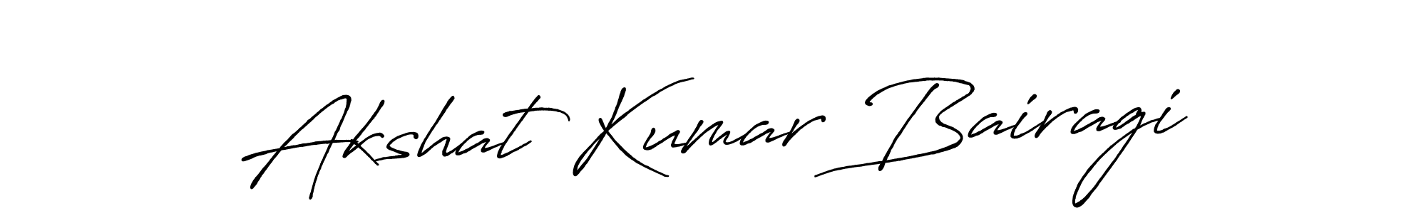 Design your own signature with our free online signature maker. With this signature software, you can create a handwritten (Antro_Vectra_Bolder) signature for name Akshat Kumar Bairagi. Akshat Kumar Bairagi signature style 7 images and pictures png