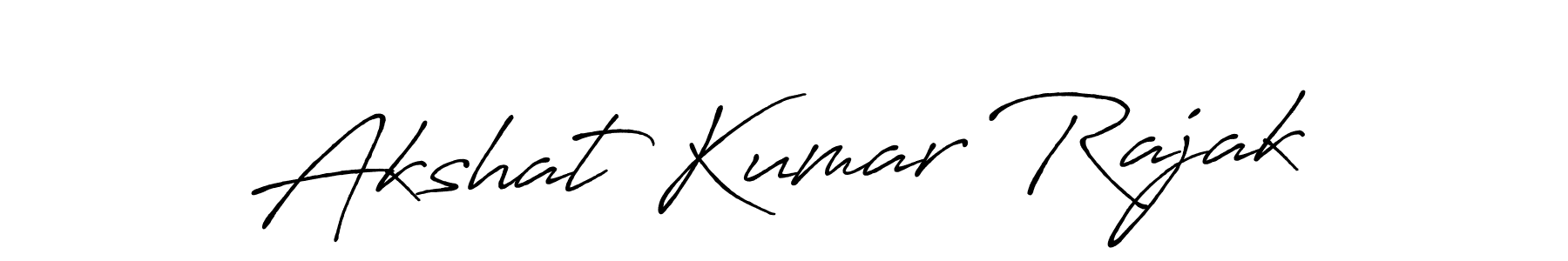 Akshat Kumar Rajak stylish signature style. Best Handwritten Sign (Antro_Vectra_Bolder) for my name. Handwritten Signature Collection Ideas for my name Akshat Kumar Rajak. Akshat Kumar Rajak signature style 7 images and pictures png