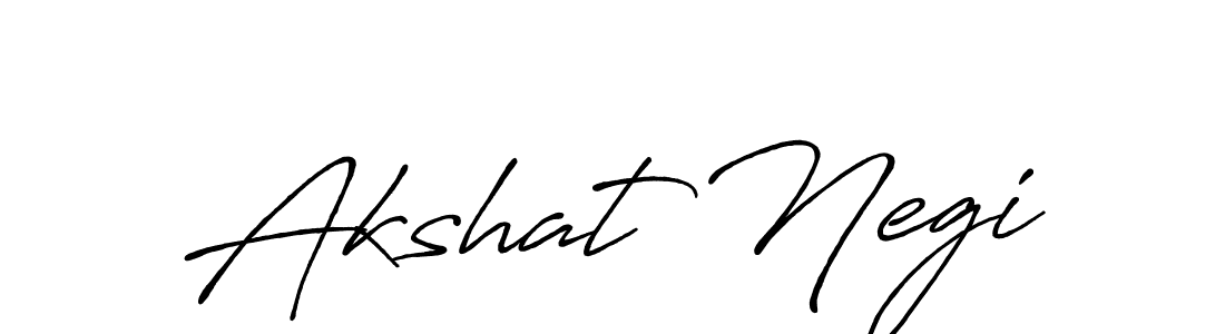 Create a beautiful signature design for name Akshat Negi. With this signature (Antro_Vectra_Bolder) fonts, you can make a handwritten signature for free. Akshat Negi signature style 7 images and pictures png