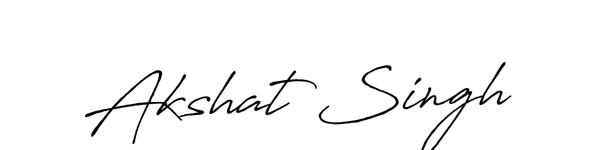 Akshat Singh stylish signature style. Best Handwritten Sign (Antro_Vectra_Bolder) for my name. Handwritten Signature Collection Ideas for my name Akshat Singh. Akshat Singh signature style 7 images and pictures png