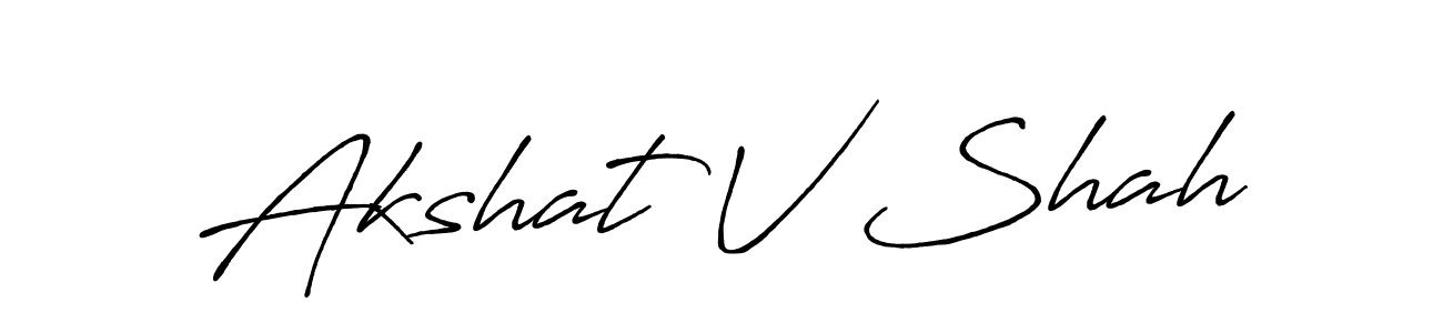 Here are the top 10 professional signature styles for the name Akshat V Shah. These are the best autograph styles you can use for your name. Akshat V Shah signature style 7 images and pictures png