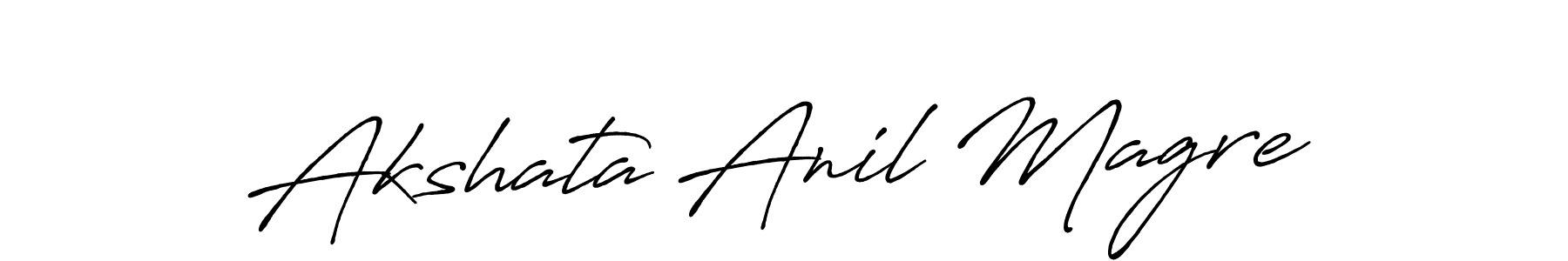 It looks lik you need a new signature style for name Akshata Anil Magre. Design unique handwritten (Antro_Vectra_Bolder) signature with our free signature maker in just a few clicks. Akshata Anil Magre signature style 7 images and pictures png