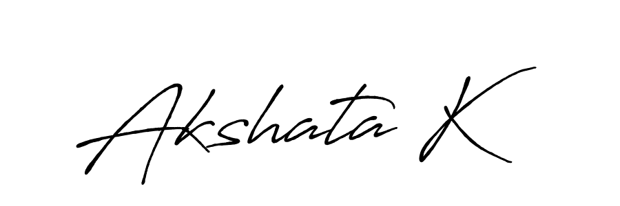 Make a beautiful signature design for name Akshata K. Use this online signature maker to create a handwritten signature for free. Akshata K signature style 7 images and pictures png