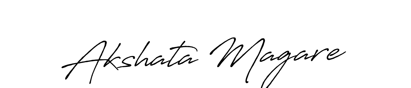 The best way (Antro_Vectra_Bolder) to make a short signature is to pick only two or three words in your name. The name Akshata Magare include a total of six letters. For converting this name. Akshata Magare signature style 7 images and pictures png
