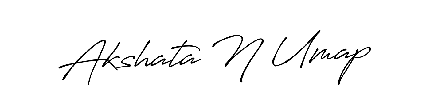 Make a beautiful signature design for name Akshata N Umap. Use this online signature maker to create a handwritten signature for free. Akshata N Umap signature style 7 images and pictures png