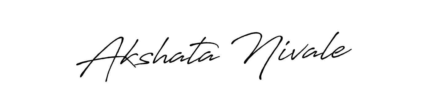 Also You can easily find your signature by using the search form. We will create Akshata Nivale name handwritten signature images for you free of cost using Antro_Vectra_Bolder sign style. Akshata Nivale signature style 7 images and pictures png